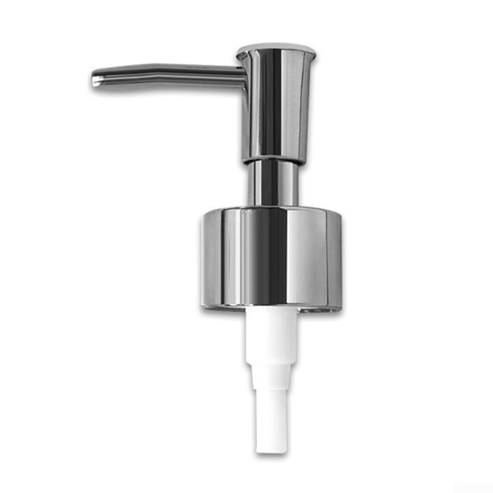 Dispenser per Sapone Liquido, Pompa for Sapone 28/400 for Bottiglie da appoggio, Pompa(Silver)