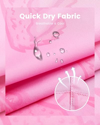 maamgic 7 Inch Mens Swim Trunks with Compression Liner Board Shorts with Zippered Pocket Bathing Suit for Beach Vacation - Image 3