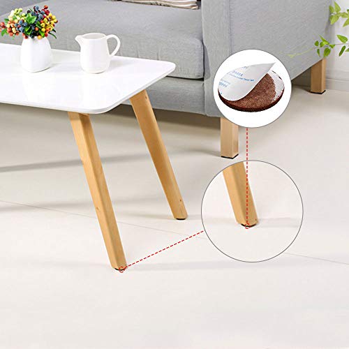 Carkio Black Anti Slip Furniture Pads 8 Pcs 4" Rubber Feet-Furniture Floor Protectors Round Furniture Grippers Pads Self Adhesive Rubber Feet Furniture Pads For Keep In Place Furniture On Floor #TOP6