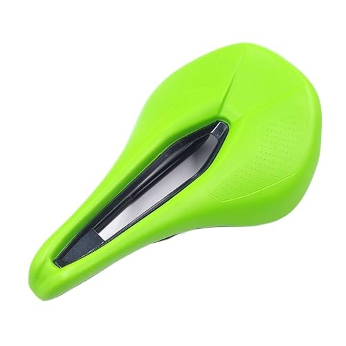 VFdthR Bike Seat Bicycle Saddle Comfort Road Cycling,Mtb Mountain Bike Seat 143mm Black Red Green Accesorios(Green)