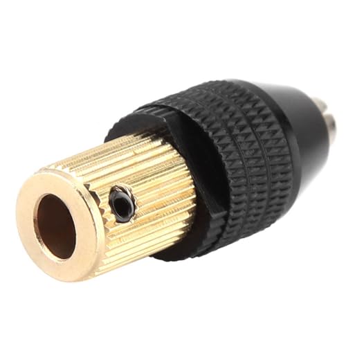 Accesorios de Perforación Eléctrica El Desgaste de Chuck en Miniatura en Miniatura para Pulir y Moler, para Mini Taladro de Alimentación, Latón + Aleación de Aluminio (Diámetro de mineral 2 mm)