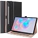 Produktbild ProCase Hülle mit Stifthalter und Kartenfach für Galaxy Tab S6 10.5 Zoll SM-T860 (Wi-Fi) SM-T865/T866 (LTE) 2019 Schutzhülle mit Multi Blickwinkel PU-Leder Klapphülle Ständer Folio Case Cover Schwarz
