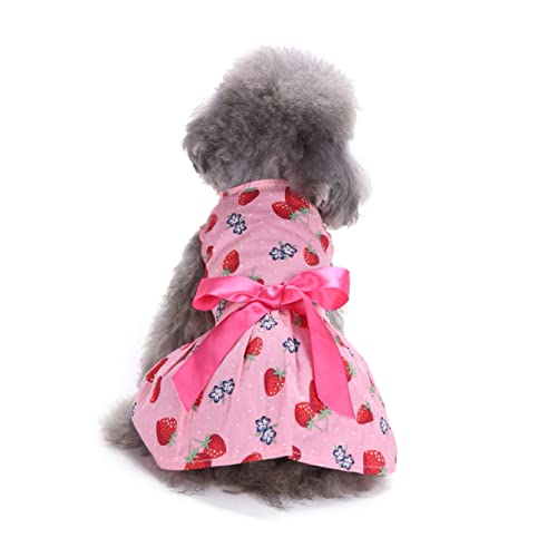 Balacoo 1 Peça Camisas Para Gato De Estimação Roupa Para Princesa Mangas Suprimentos T- Elegante Xs