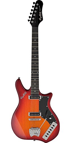 Hagstrom IMP-BLK Guitare électrique 6 cordes Noir brillant Cherry Sunburst - Les Beatles, Paul McCartney, John Lennon, RIngo Starr, George Harrison Hagstrom IMP-BLK Guitare électrique 6 cordes Noir brillant Cherry Sunburst – Image 4