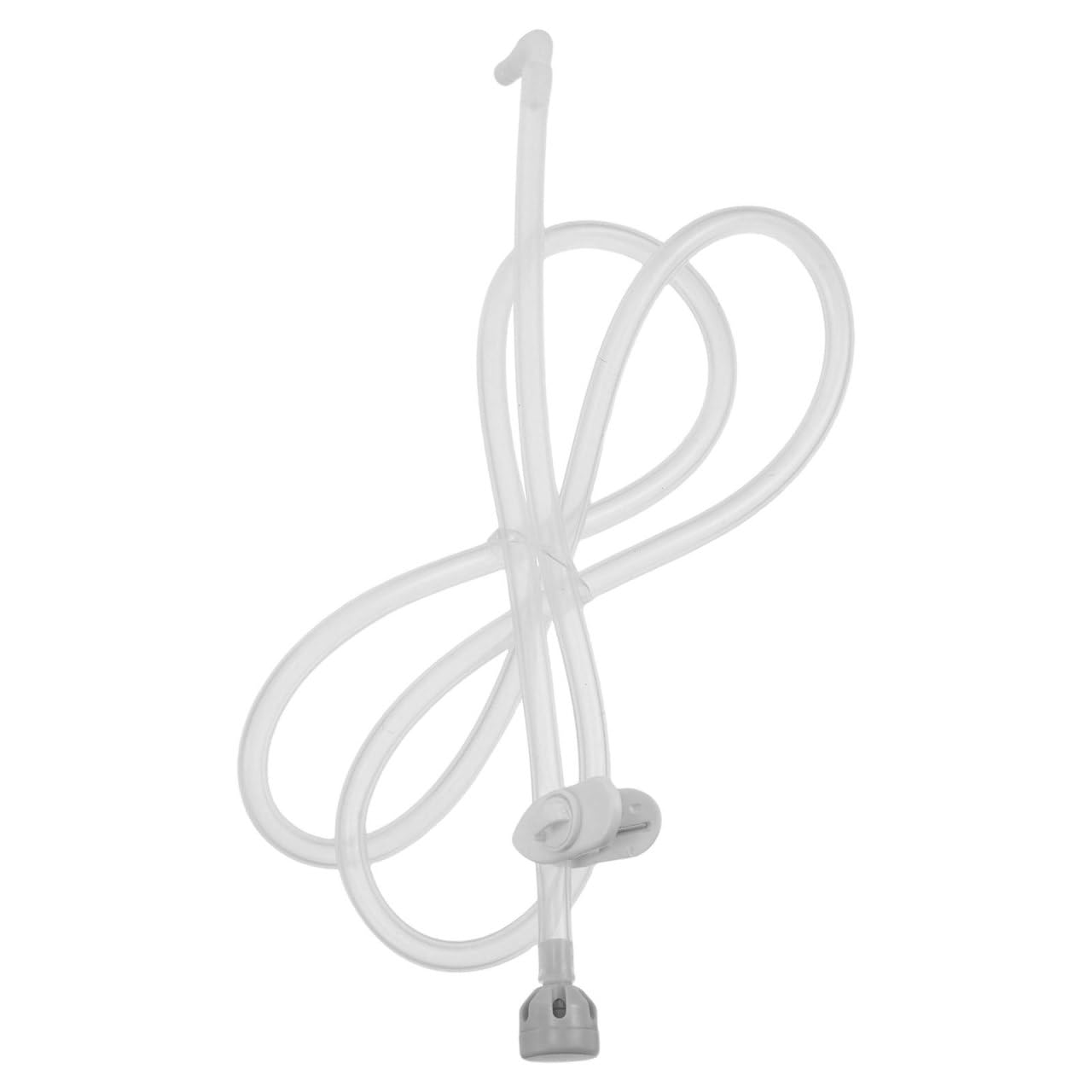 Uonlytech Manguera Flexible de Silicona para Irrigador Bucal Eléctrico Autocebante, Compatible con Sistemas de Riego para Limpieza Bucal en Viajes y Hogar