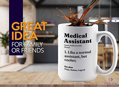 Flairy Land Pharmacist Coffee Mug 15oz White - assistant definition - Nurse Doctor Chemist Pharmacy Technician Patient Practicioner Laboratory Research Technologist