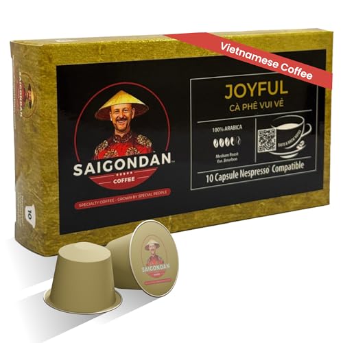 Joyful Vietnamese Coffee Capsules – Medium Roast 100% Arabica Bourbon