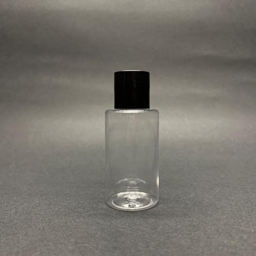 Şişe; 30 cc Şeffaf Pet, Siyah Sızdırmaz Kapaklı- 30 ml Buklet Şişe- x 10 Adet