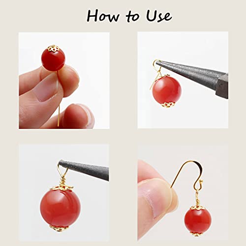 700 Pieces Flat Head Pins 2 Inch For Jewelry Making Diy, Straight Head Pins Findings Gold Jewelry Making Pin Metal End Headpins For Craft Earring Bracelet Necklace Pendant Supplies #TOP3