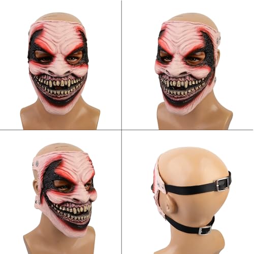 HugOutdoor Scary The Fiend Bray Wyatt Cosplay Mask Halloween Half Face Latex Mask Realistic Demon Halloween Costume Mask - Image 2