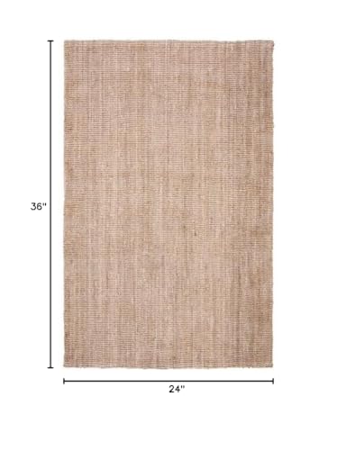Tapete SAFAVIEH de fibra natural gris 2' x 3' miniatura 2