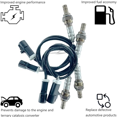 YWIM 4pcs O2 Sensors Replacement for Ford Compatible with F-150 1999-2003 4.2L 4.6L 5.4L 2 Pairs Upstream and Downstream Oxygen Sensors by YWIM - Image 9