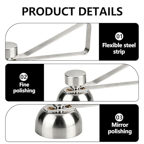 2PCS Ouvre coquille, Ouvre Œuf en Acier Inoxydable Emporte Pièce à Main et Séparateur d'Œufs pour Œufs Mous et Durs Outil de Cuisine Pratique pour Casser et Cracker les Œufs Sans Effort – vue 4