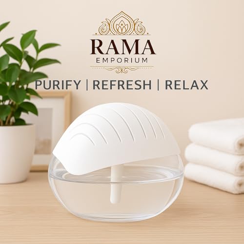 Image of Portable 3-in-1 Air Purifier, Aroma Diffuser & Air Humidifier with 500ml Water Tank - Electric Revitalizer for Fresh Air & Fragrance at Home, Office, Bedroom & Spa (White)