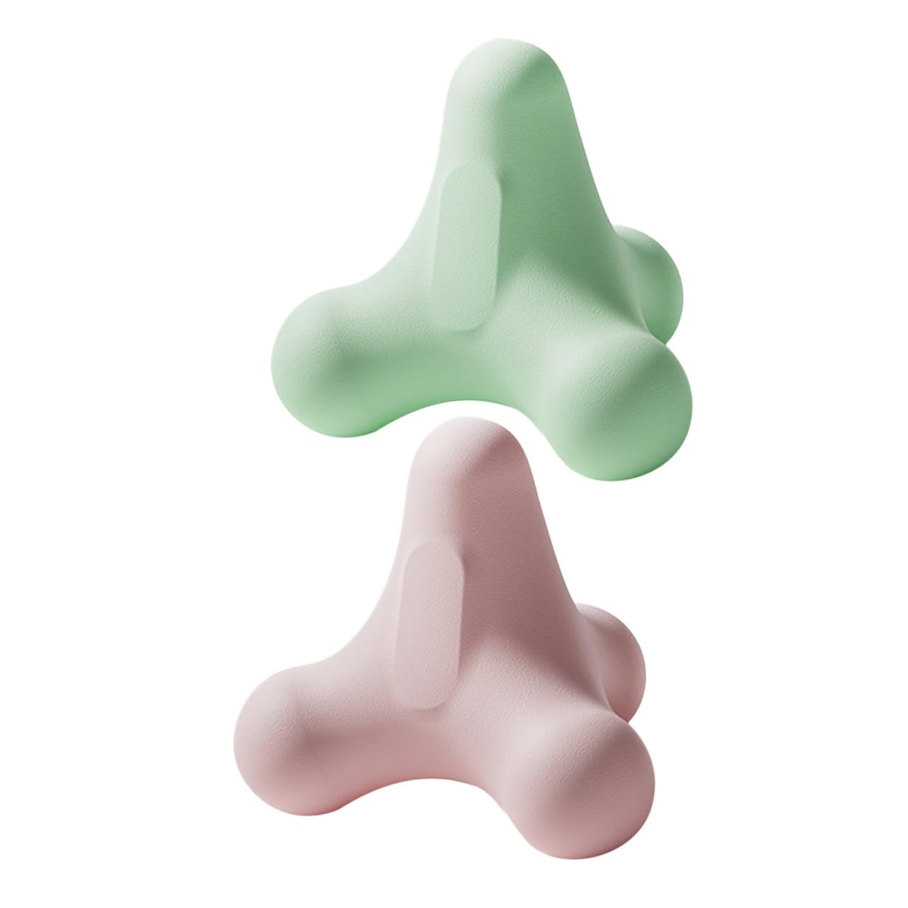 Didiseaon 2pcs Neck and Shoulder Massager Trapezius Trigger Point Massager for Back Muscle Massaging Ball Yoga Fitness TPE Material Portable Relief for Muscle