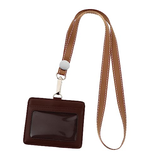 Porte-badge avec cordon étui ID étanche et résistant anti-rayures pour cartes professionnelles