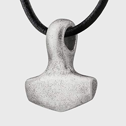 Mjolnir Pendant - Thor Hammer Nordic Necklace - Viking Pagan Jewelry for Men - Scandinavian Norse Style Mjolnir Pendant - Thor Hammer Nordic Necklace - Viking Pagan Jewelry for Men - Scandinavian Norse Style