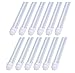 R17d Rotatable HO Base V Shaped 65W 8 Foot Led Lulbs Double Row, 7800LM,150W Fluorescent Lamp Replacement Shop Lights, Dual-Ended Power, Cold White 6000K,Clear Cover, AC 85-277V Pack of 12