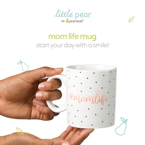 Little Pear Mom Life Polka Dot Mug