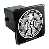 GRAPHICS & MORE Supergirl TV Series DEO Department of Extranormal Operations Emblem Tow Trailer Hitch Cover Plug Insert