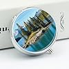 Spirit Island in Lake Pill Box Exquisite Pill Organizer Cute Medicine Holder with COF Portable Compact Medicine for Vitamins, Fish Oil, Supplements and Medications #3