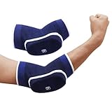 Elbow Brace - Elbow Sleeve Support Brace for Sport Workout Tennis Basketball Yoga Pilates Weightlifting Arthritis Tendonitis Prevention, Joint Pain and Arthritis Relief Recovery (M (Pair))