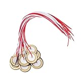 UPKOCH 18個ピエゾディスク 圧電セラミックブザー ピックアップトランスデューサー ギターアクセサリー 電子ドラム タッチセンサー用 ダイヤフラムディスク