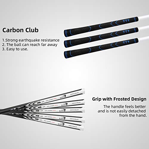 Golf Clubs Complete Set for Men 13 Piece Includes Titanium Golf Driver, 3 & #5 Fairway Woods, 4-SW Irons, Putter and Golf Bag