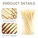 200 pcs Heavy Duty Scratch Art Tools,4.7 in Craft Sticks,Wooden Stylus for Scratch Art,Wooden Sticks for Crafts Bamboo Stylus, DIY Creative Draw Sticks for Teens and Teacher