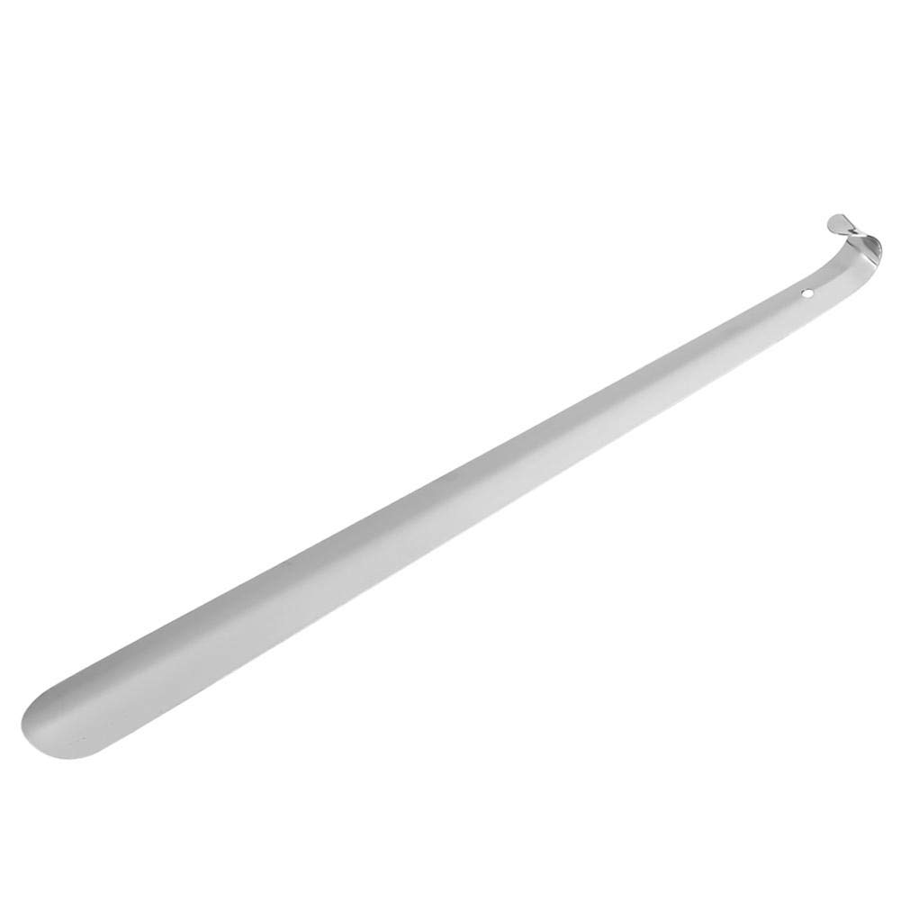 80 cm długa łyżka do butów-Duokon plastikowa łyżka do butów długa łyżka do butów, profesjonalna polerowana łyżka do butów ze stali nierdzewnej dla osób starszych polerowana srebrna metalowa łyżka do butów