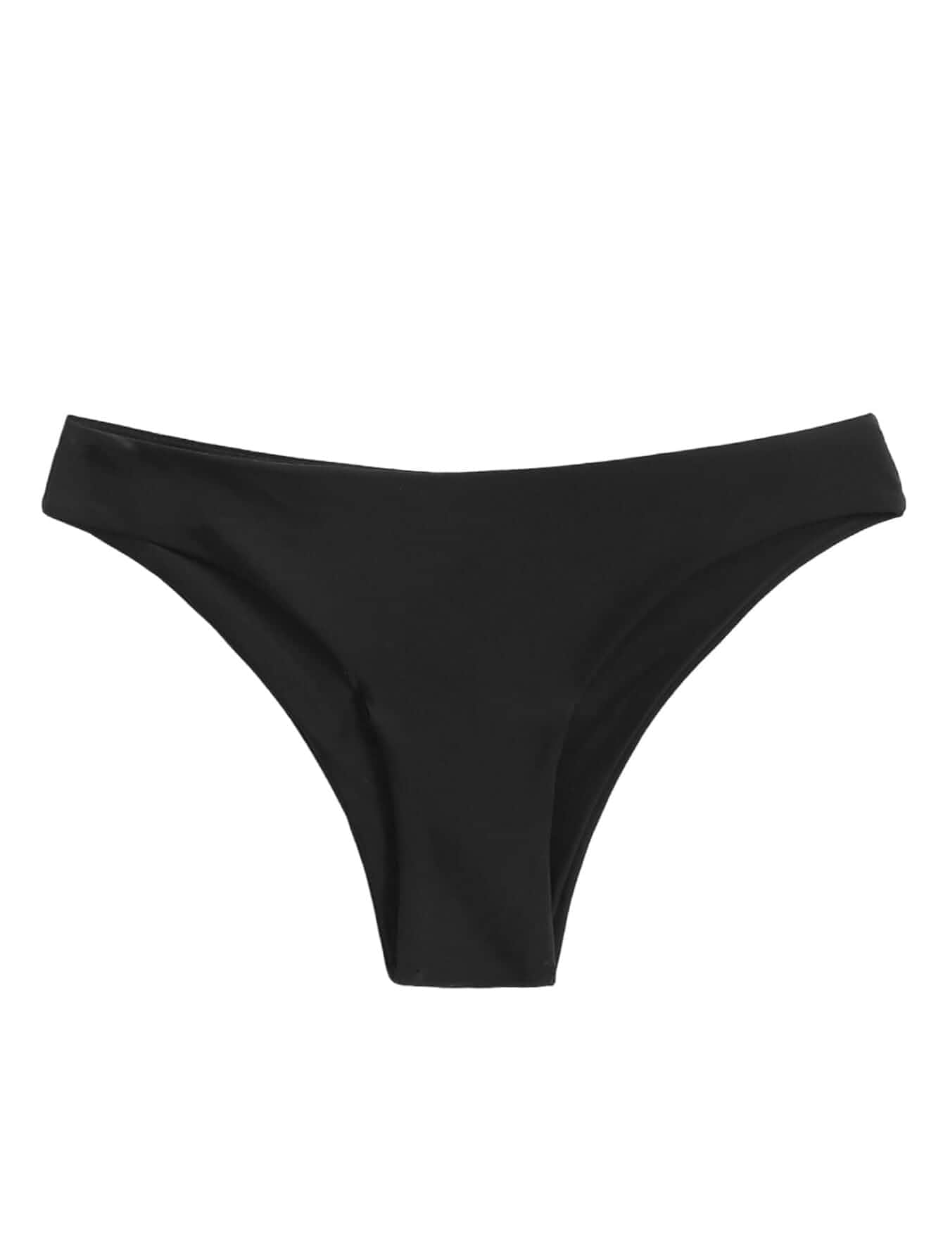 SHENHE Women's Low Waisted Bikini Bottom Basic Cheeky Bathing Suit Bottoms Summer Beach, Bikini Panty, Solid Color, Minimalist, Swimwear Bottom, Swimming Panty