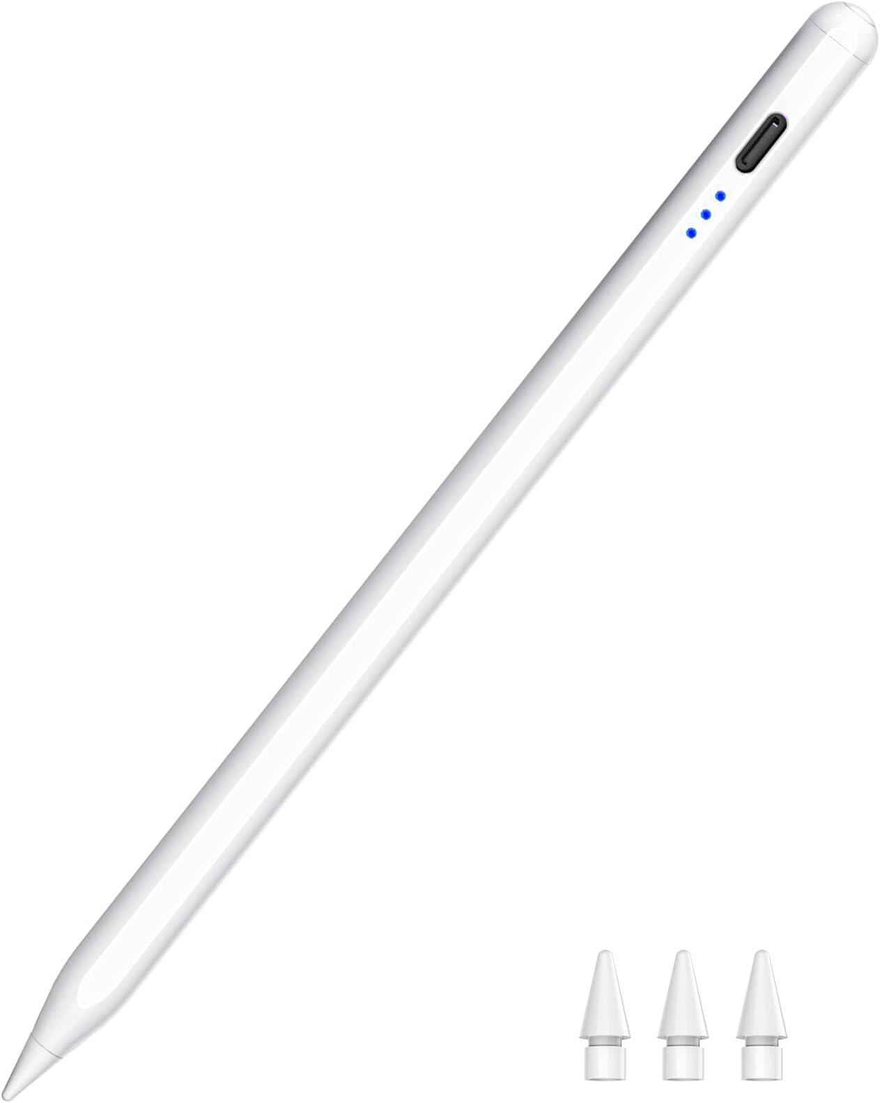 HATOKU Stylus Pen for iPad 2018-2026, 15 Mins Fast Charging Pencil (1st Generation) with Plam Rejection Magnetic Nintendo DS Stylus Pens for iPad 6-11, Air 3/4/5/M2/M3, Mini 5/6/7, Pro 11"/12.9"/M4/M5