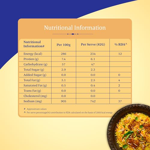 Daawat Biryani Kit Hyderabadi | Authentic Recipe | Ready in 30 min | Ready to Cook 334 gm/410gm (Weight may vary)