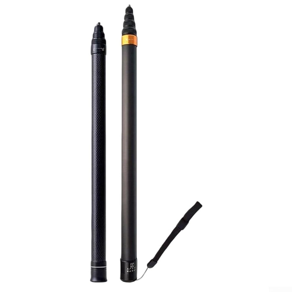 Selfie in Carbonio 1.5m per Insta360 per x4 Selfie in Carbonio(3 m 7-Section) | di carbonio leggera, estensione 1.5m, compatibile per insta360 per x4, ideale per selfie