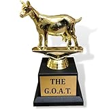 Goat Trophy Award for Coworkers, Boss, Friends and Sports | Engraved Awards and Trophies | Funny Trophy for Adults | Gag Christmas, White Elephant and Employee of The Month Gift