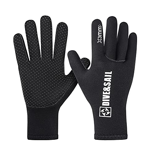 image for DiNeop Neoprene Dive Gloves Scuba Diving Wetsuit Water Gloves 3MM 5MM 