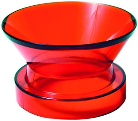 PUSHER Kafferino Coffee Funnel, Plastic, Red, 6 Cup