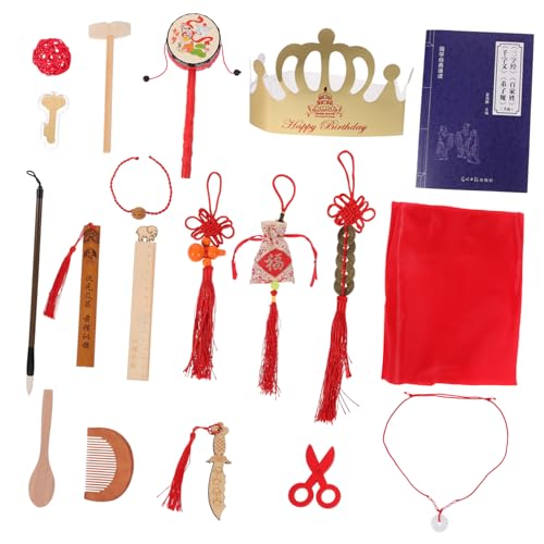 Ciieeo 元素デ ベビー周歳用おもちゃ 点入り 抓周用品 誕生日 向け 伝統的で使いやすいベビー 家用装飾品 軽量で持ち運び便利