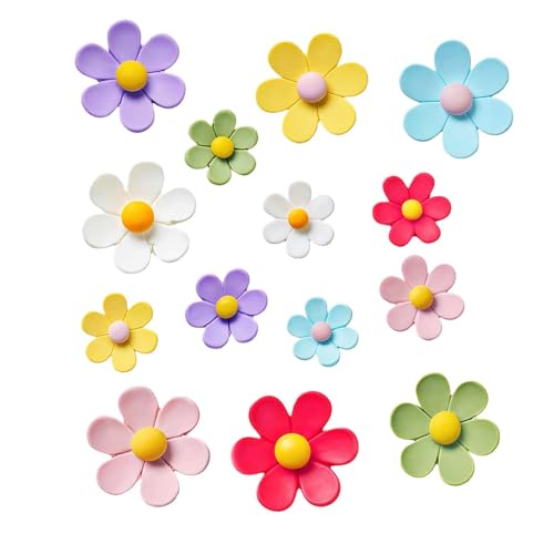 Set de 14 Imanes Florales 3D para Refrigerador miniatura 2