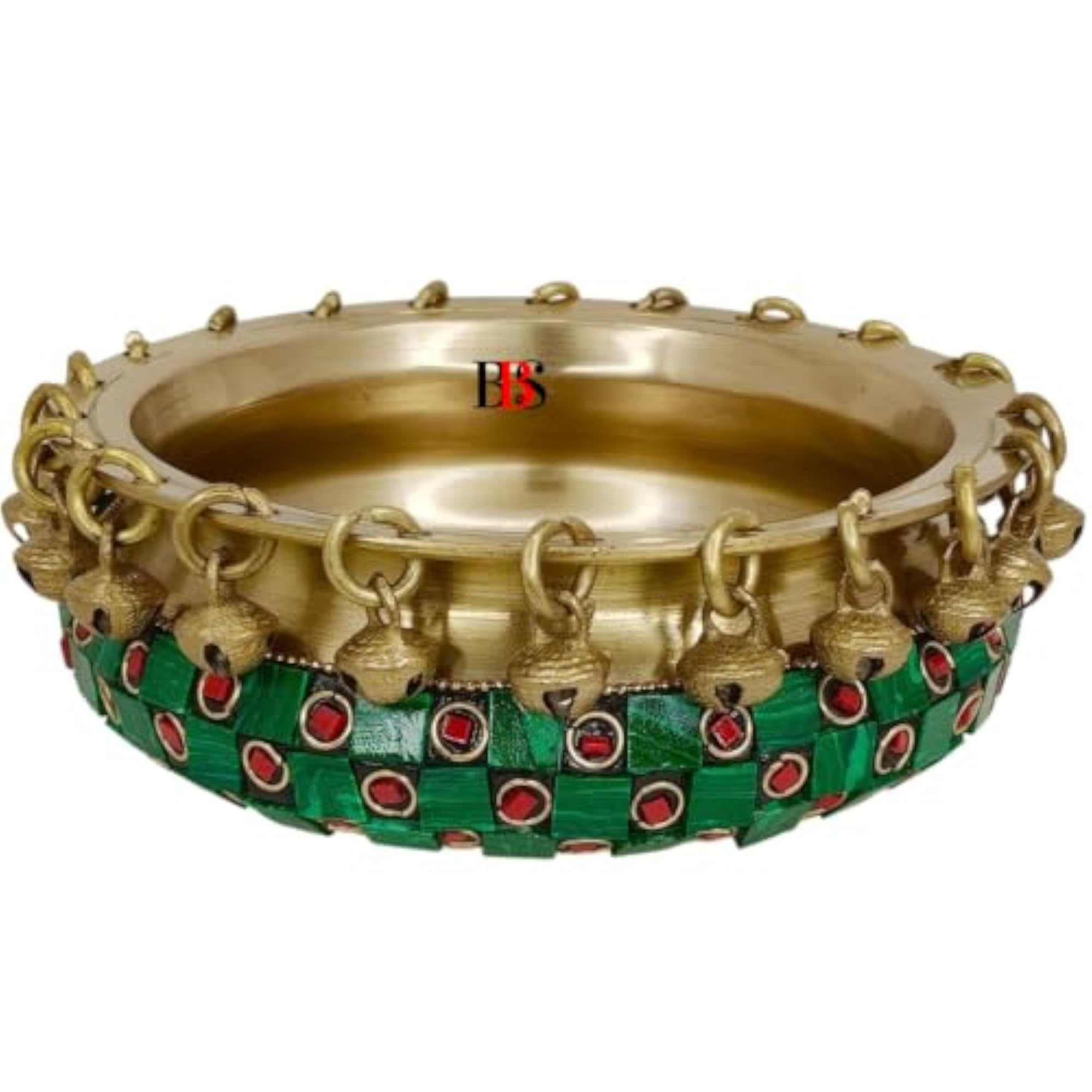 Urli Bowl with Bells for Flower Decor