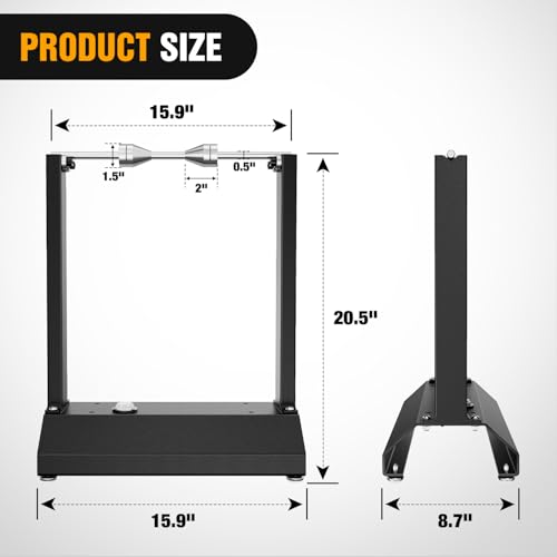 Image of Nilight Motorcycle Bike Wheel Balancer Tire Balancer Stand | Features static & dynamic alignment heavy duty build adjustable centering cones fits most motorcycles dirt & sport bikes
