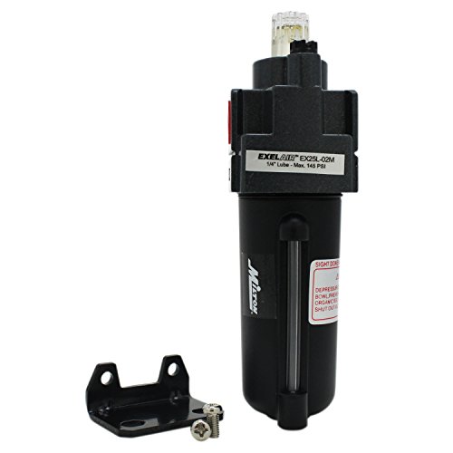 Lubrificateur FRL Exelair EX25L-02 mini métal 1/4" NPT pour outil pneumatique