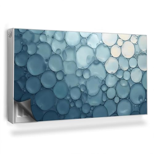 Alfombrilla magnética 110x60 cm para radiador panel protector de polvo con diseño de círculos