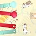 Hey Jumi 2pcs Cat Strip Feeder Spoon, Happy Spoon for Cats, Cat Lickable Squeezable Creamy Treat, Cat Wet Treats Dispense Spoon, Cat Treat Spoon Squeeze, Gift for Pet (Red&Green)