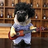 Betreasure Funny Guitar Pet Dog Clothes Costume Fancy Dress Up Party Dog Gift Pet Xmas Decoration...