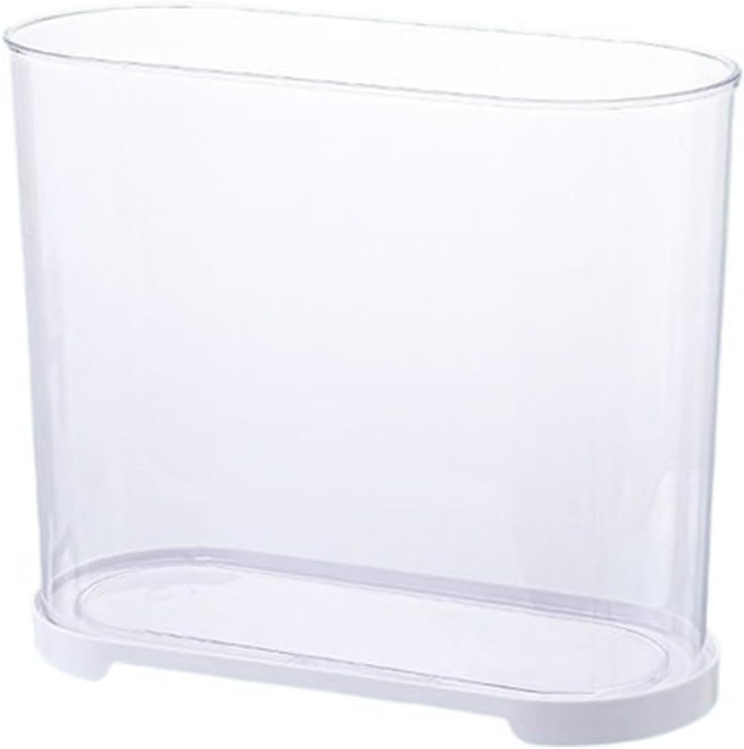 Fish Aquarium Tank Desktop Fish Tank HD Transparent Small Acrylic Aquarium Goldfish Tank Small Fish Breeding Tanks Aquarium Tank(White,32cm*14.4cm*16cm)