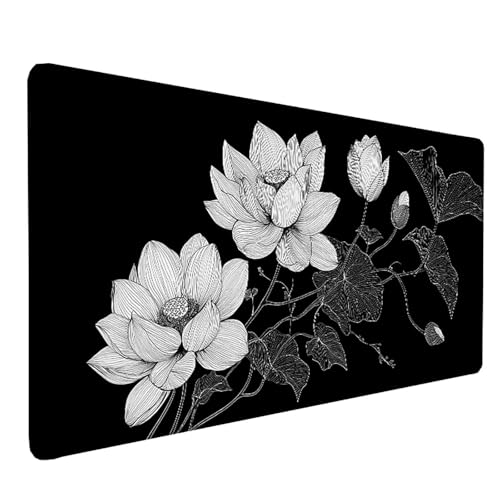 Tapis souris lotus sous main bureau imperméable pour le confort PC