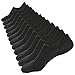 M&Z Mens No Show Socks Cotton Classic Casual Basic Non-Slid Socks 6 Pack