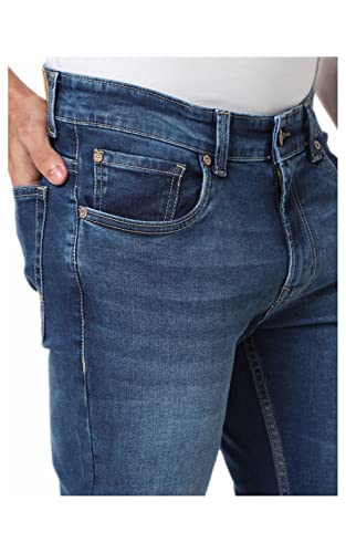 Image of Spykar Men's Mid Rise Regular Fit Jeans