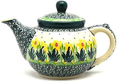 Polish Pottery Teapot - 14 oz. - Daffodil